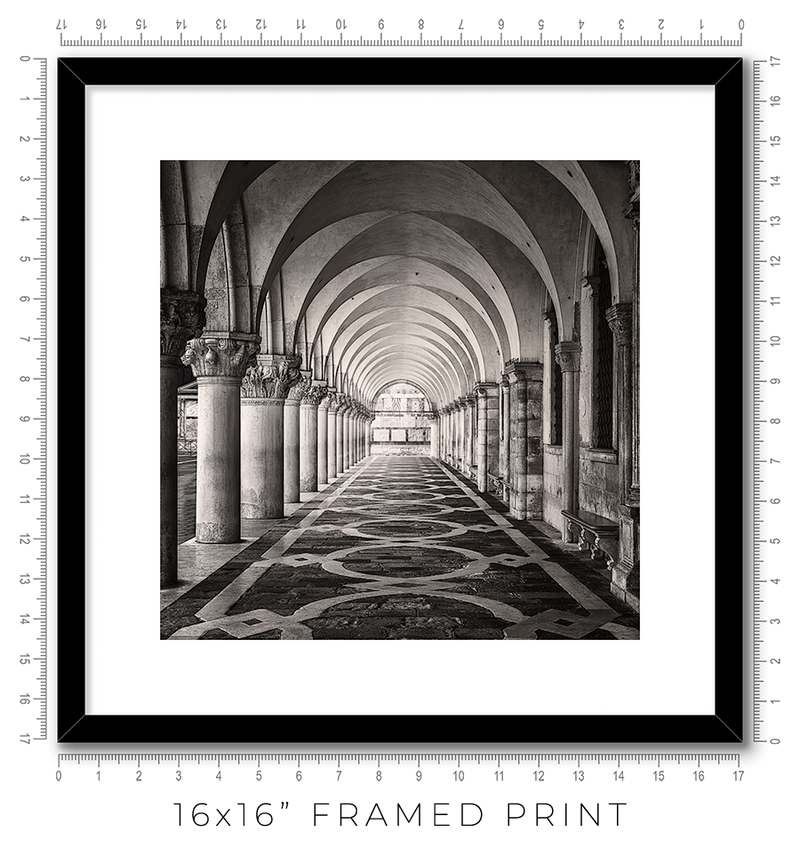 Palazzo Ducale Colonnade - Igor Menaker Fine Art Photography