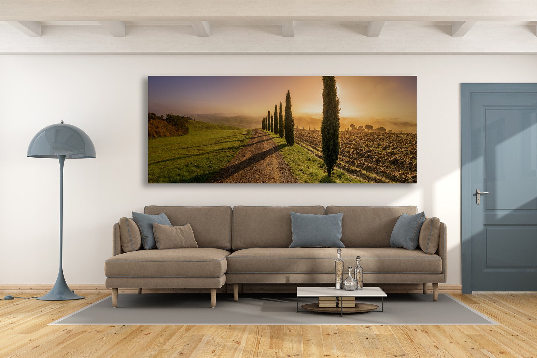 Sunrise in Val d'Orcia, Tuscany - Igor Menaker Fine Art Photography