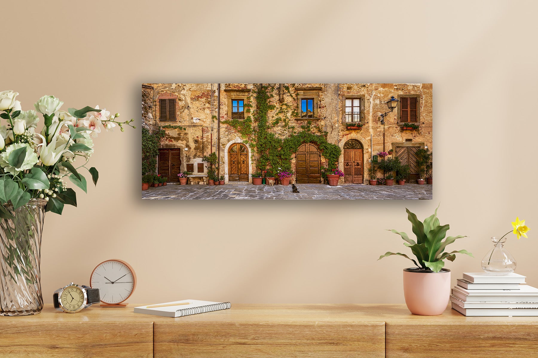 3 Cats and 5 Doors : Montemerano in Tuscany - Igor Menaker Fine Art Photography
