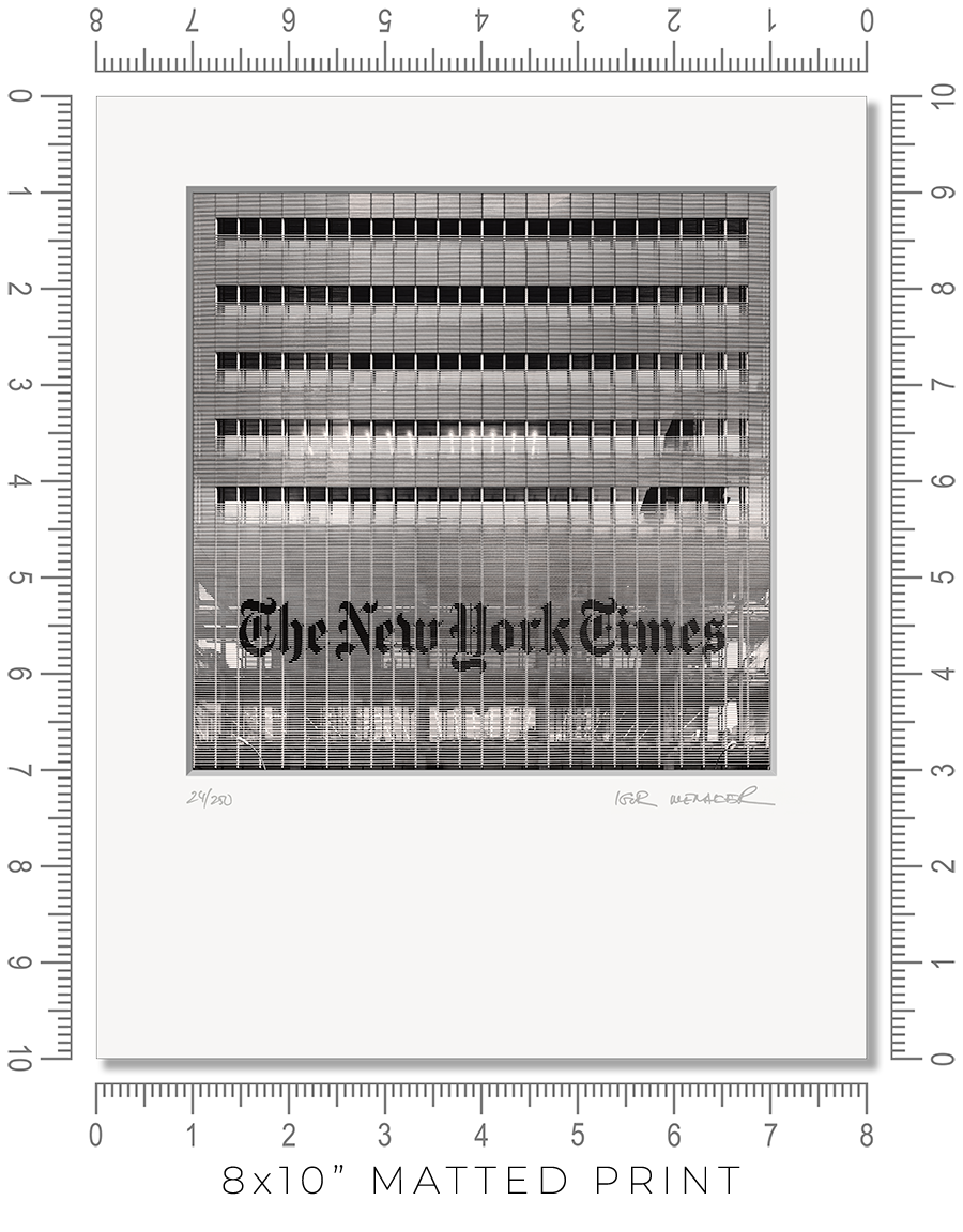 The New York Times - Igor Menaker Fine Art Photography