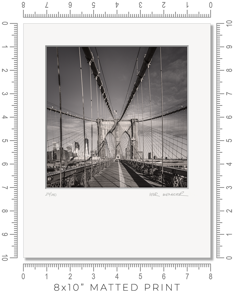 Brooklyn Bridge Tower - Igor Menaker Fine Art Photography