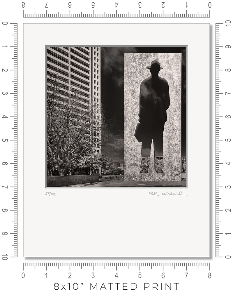 Man with Briefcase - Igor Menaker Fine Art Photography