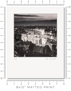 Ponte Vecchio at Night - Igor Menaker Fine Art Photography