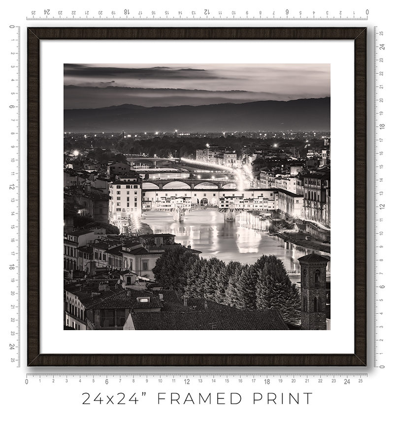 Ponte Vecchio at Night - Igor Menaker Fine Art Photography