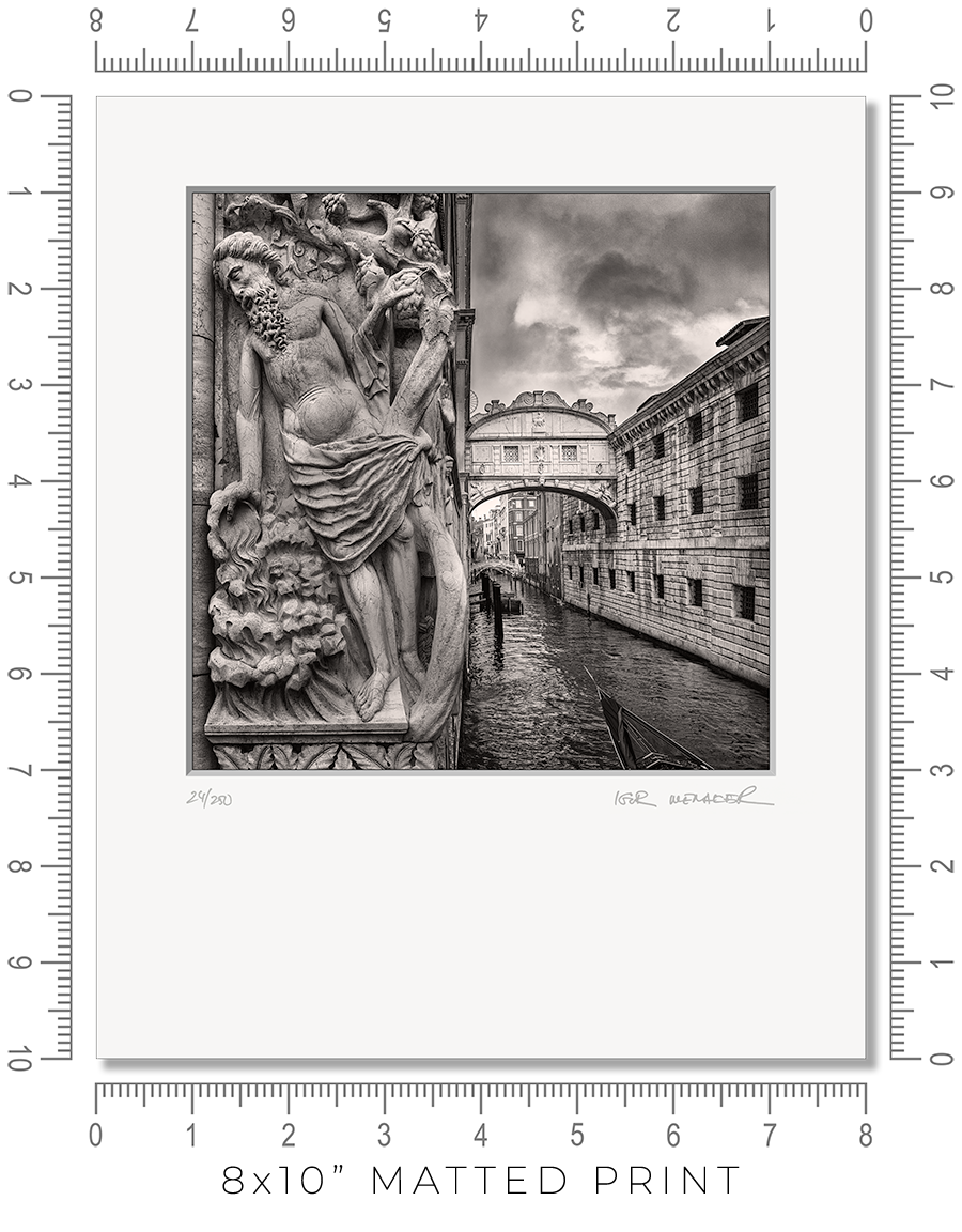 Bridge of Sighs in Venice - Igor Menaker Fine Art Photography