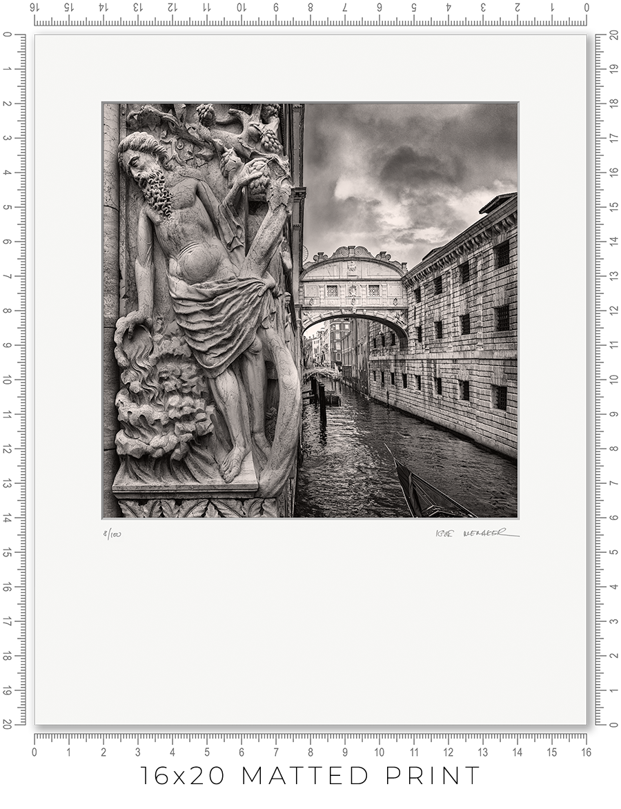 Bridge of Sighs in Venice - Igor Menaker Fine Art Photography
