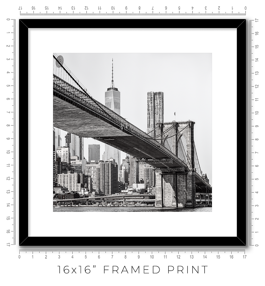 White Brooklyn Bridge/アンリ シルバーマン/ポスター White Brooklyn Bridge/アンリ シルバーマン/ポスター Marie