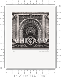 Chicago Marquee - Igor Menaker Fine Art Photography
