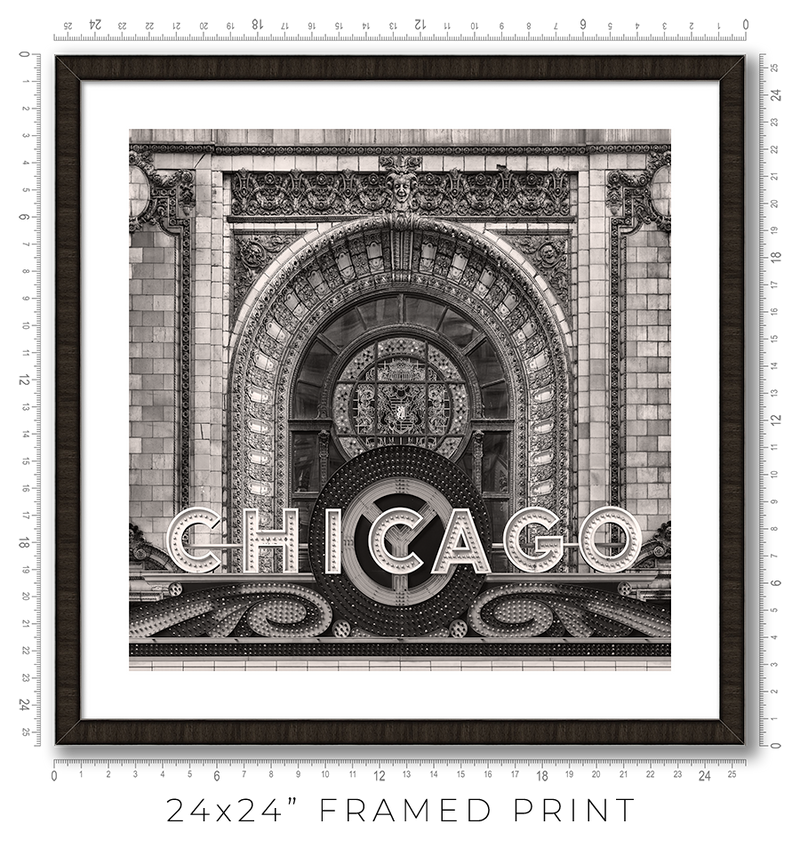 Chicago Marquee - Igor Menaker Fine Art Photography