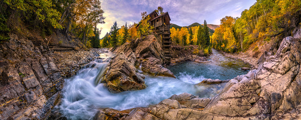 Crystal Mill at Dawn - Igor Menaker Fine Art Photography