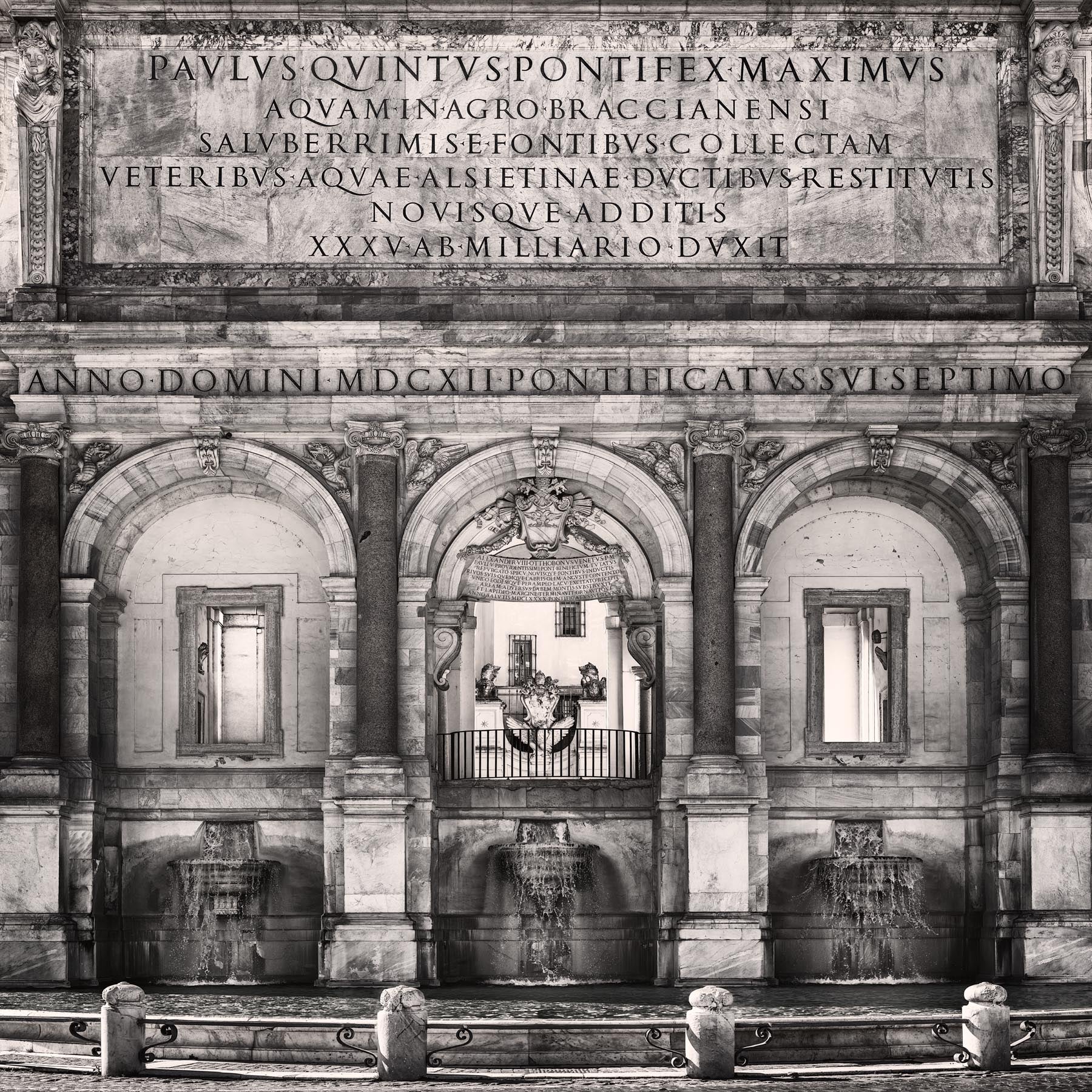 Fontana dell Acqua Paola - Igor Menaker Fine Art Photography