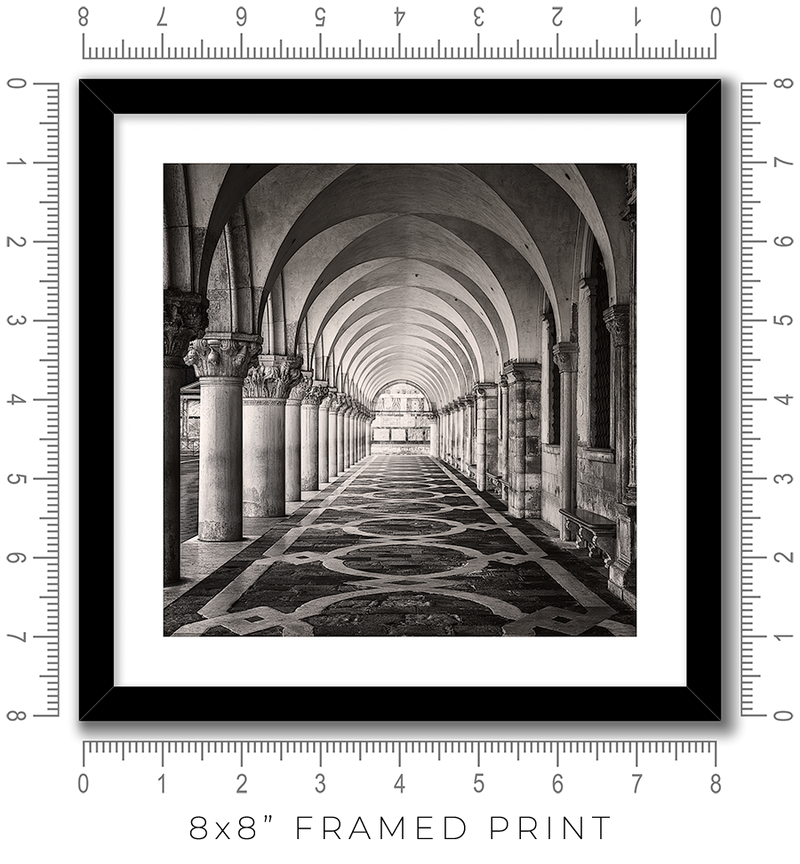 Palazzo Ducale Colonnade - Igor Menaker Fine Art Photography