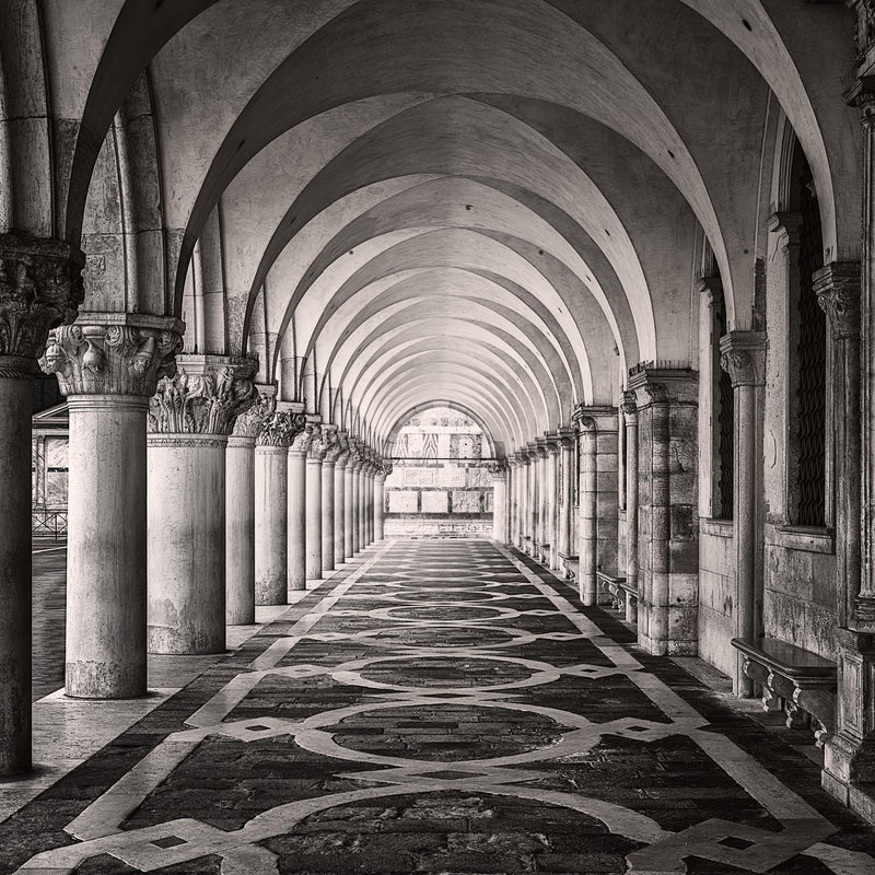 Palazzo Ducale Colonnade - Igor Menaker Fine Art Photography