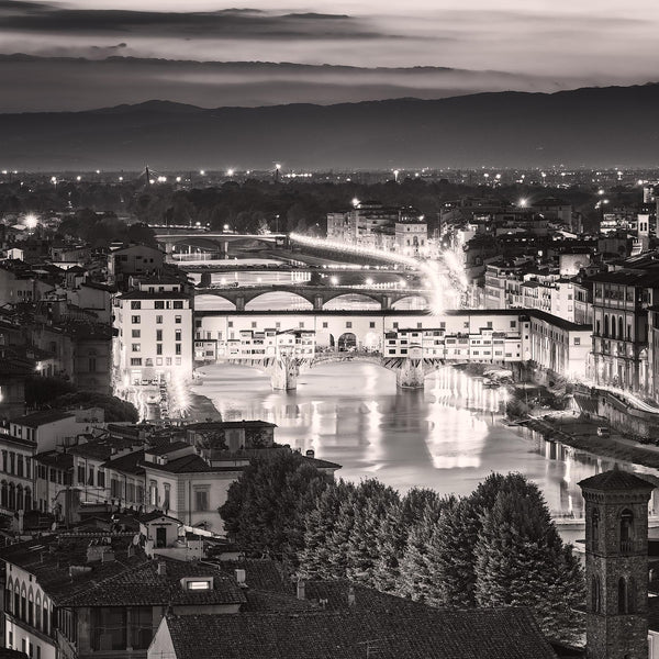 Ponte Vecchio at Night - Igor Menaker Fine Art Photography