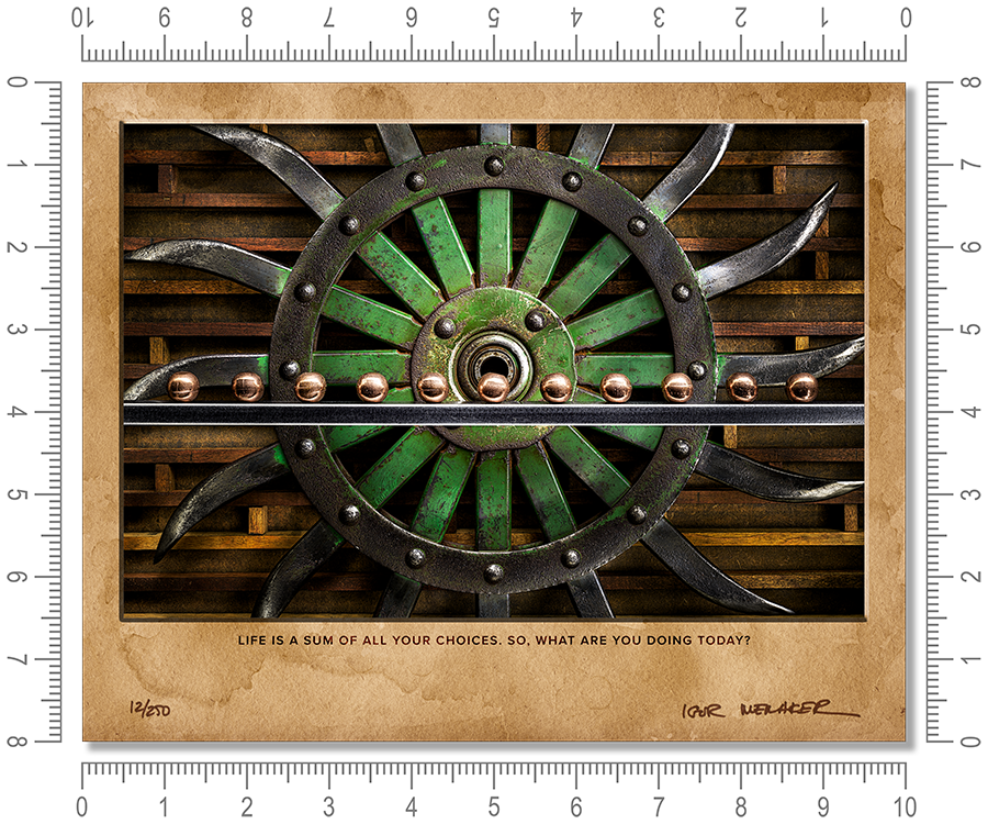 Life is a sum of all your choices. So, what are you doing today?