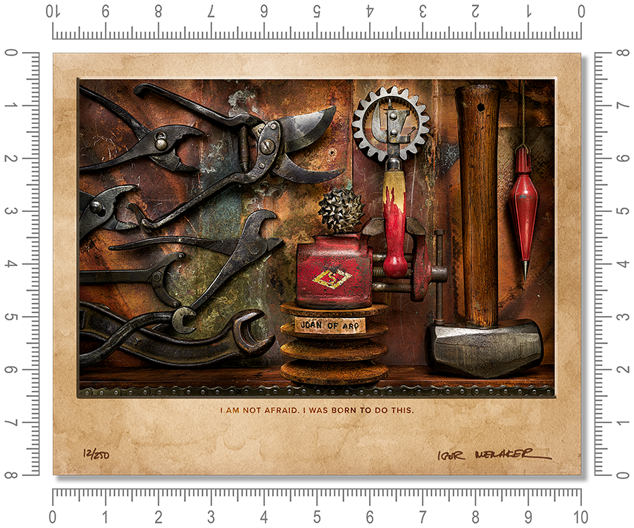 I am not afraid. I was born to do this.